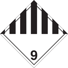 Plaque étiquette TMD dangers divers en plastique