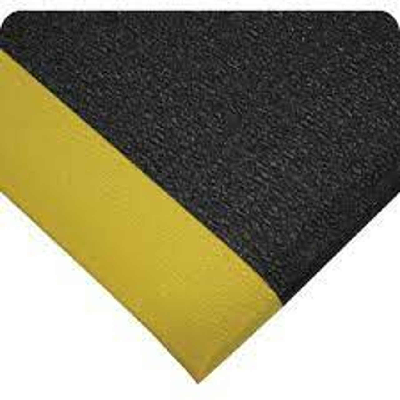 Tapis Ultra-Tred ArmorCote 440 Texturé 3x60x3/8 Noir/Jaune Polyuréthane/Éponge PVC