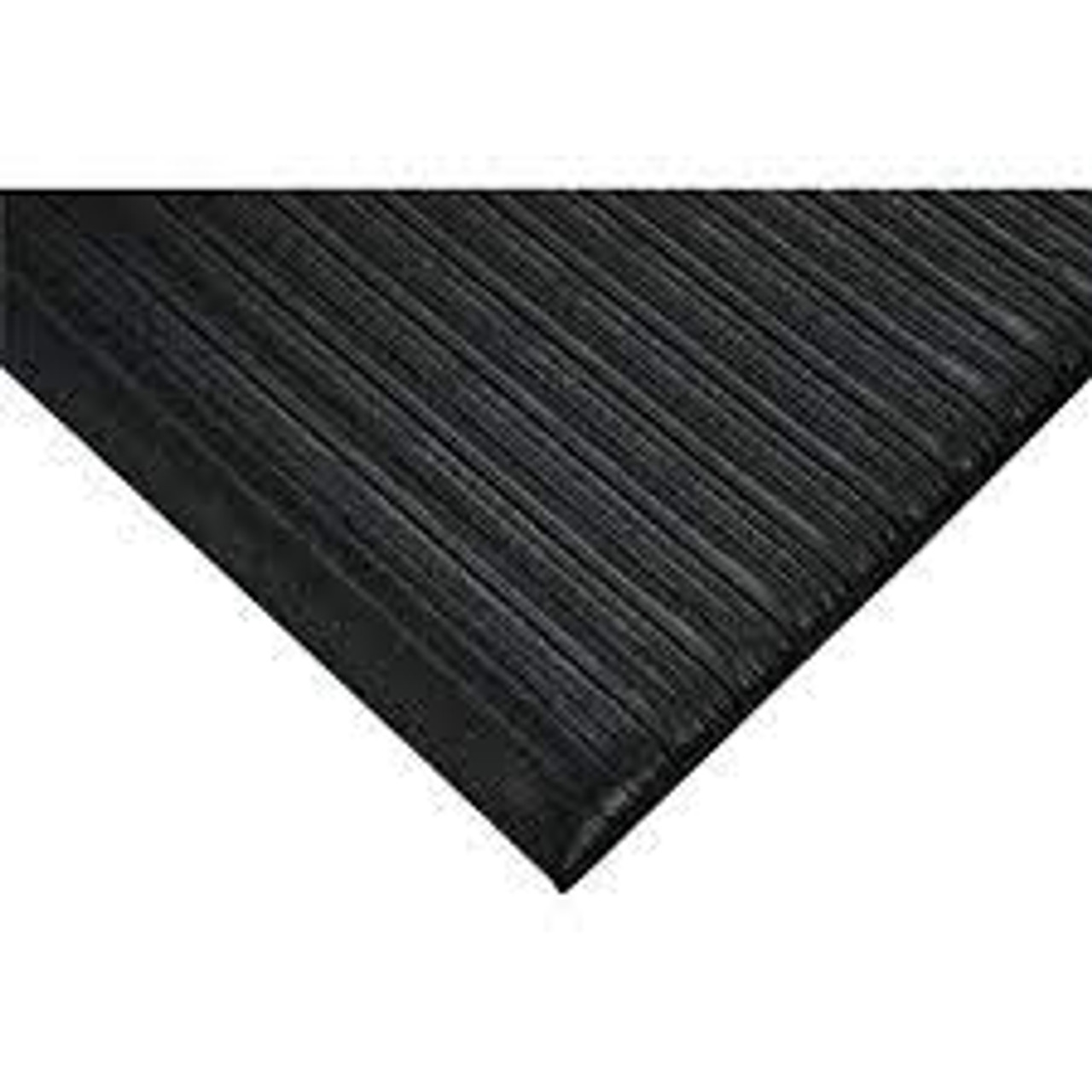 Tapis Tuf Sponge 451 Rainuré 2x3x3/8 Noir PVC