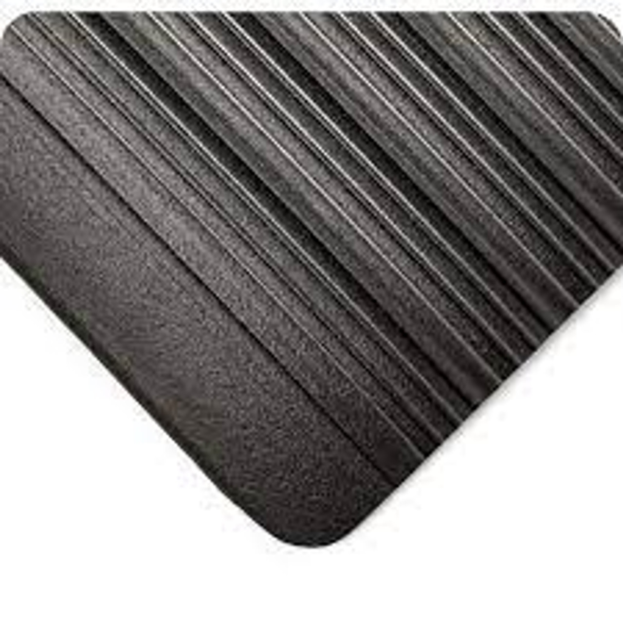 Tapis Tuf Sponge 451 Rainuré 3x5x3/8 Noir PVC