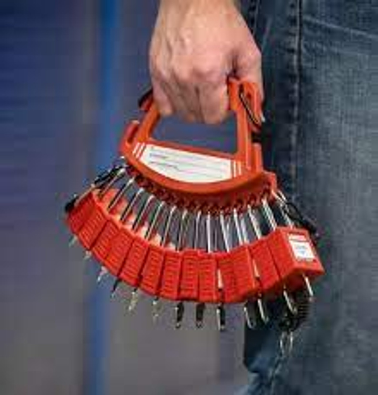 Support cadenassage étiquetage cadenas sécurité nylon clés identiques