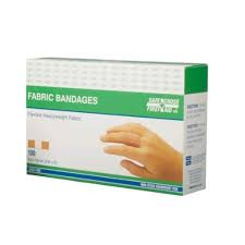 Bandages Juniors Rectangulaires Carrées 1-1/2" Plastique Non stérile