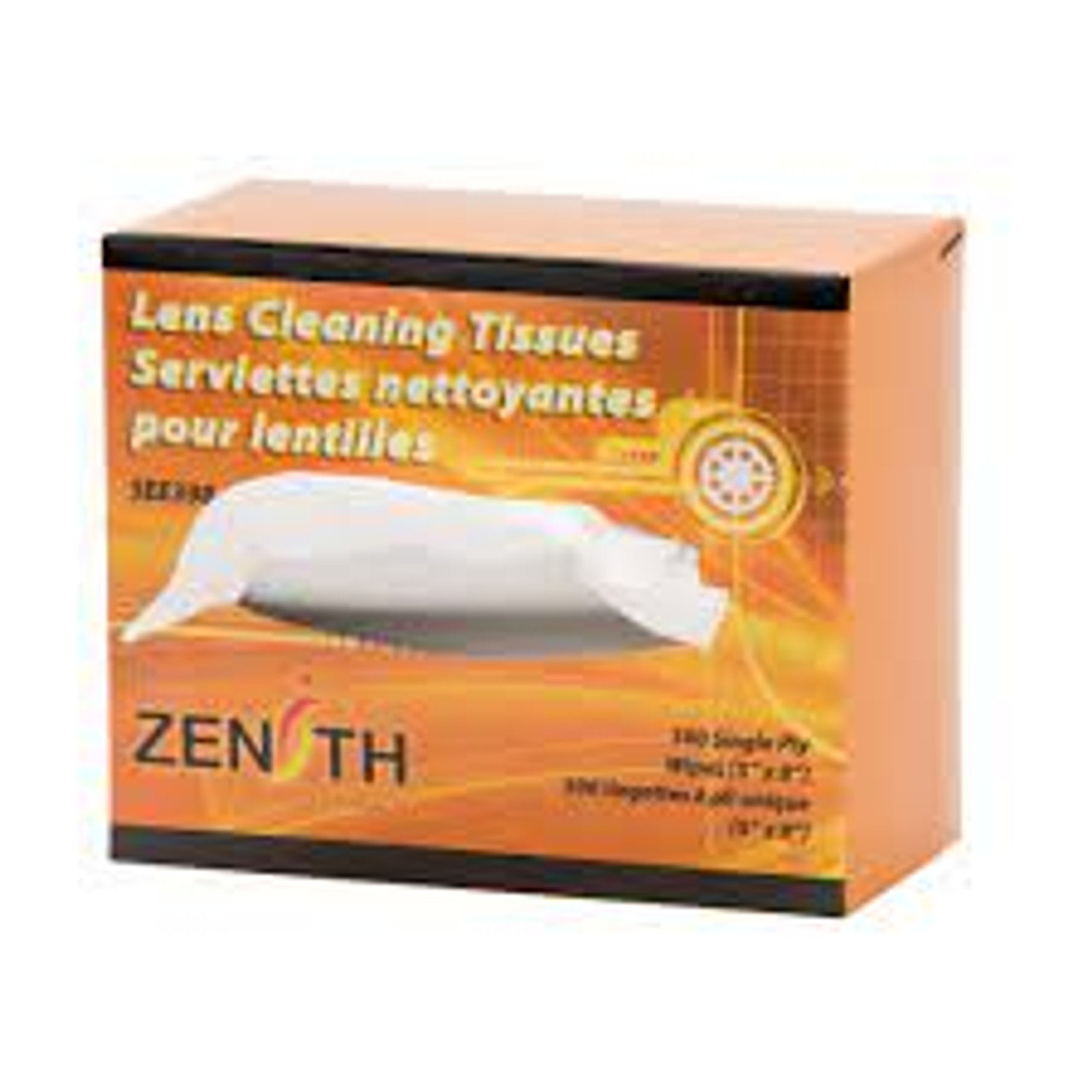 Chiffons de nettoyage de lentilles, 5" x 8", 300 par paquet.