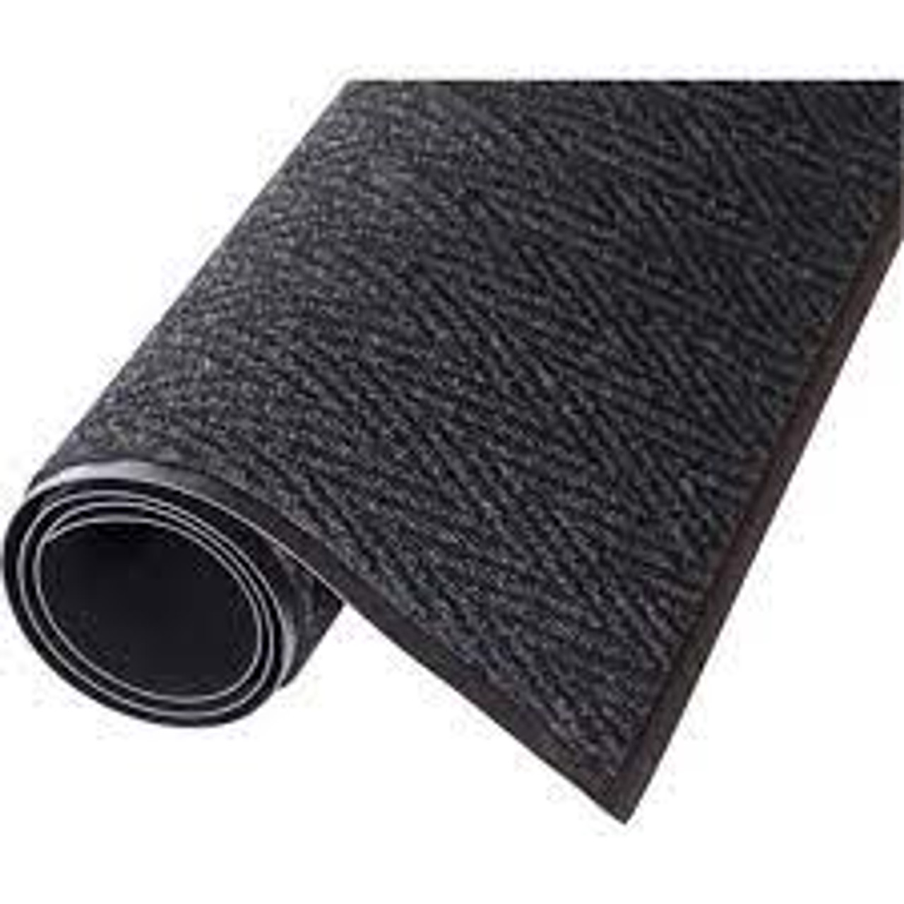 Tapis ChevronMC Essuie-pieds Grattoir 4' x 6' x 5/16" Charbon