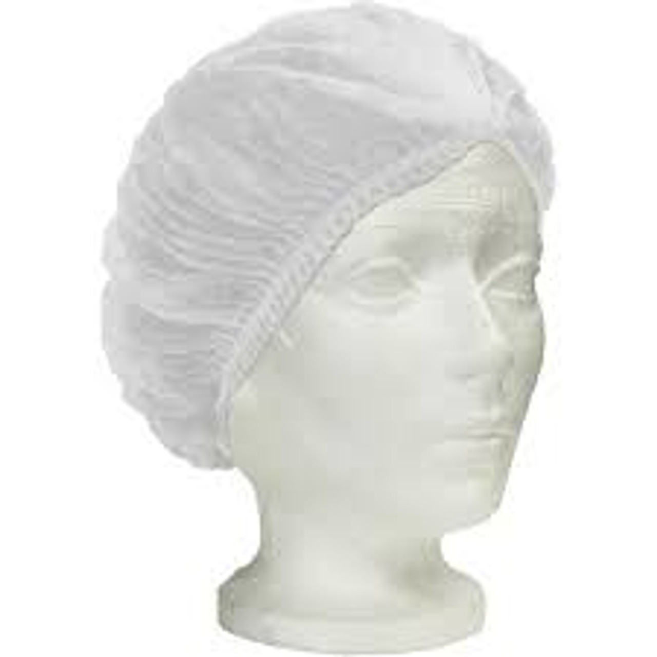 Bonnets bouffants en polypropylène rose de 21 pouces