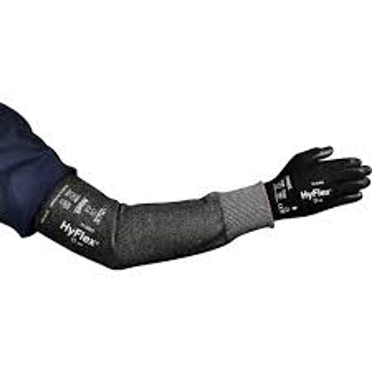Manchon résistant aux coupures HyFlexMD 11-280, InterceptMC, 12 pouces, niveau A4, gris