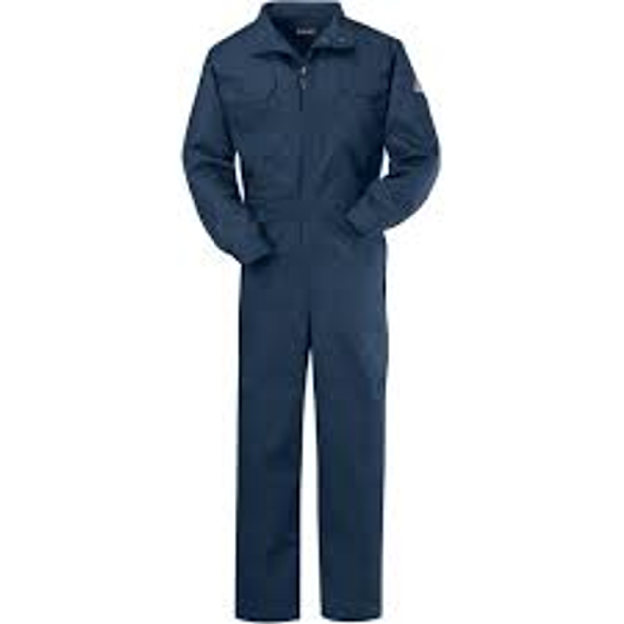 Combinaison résistante aux flammes, taille 42, bleu marine, 11,2 cal/cm² Combinaison résistante aux flammes, taille 42, bleu marine, 11,2 cal/cm²