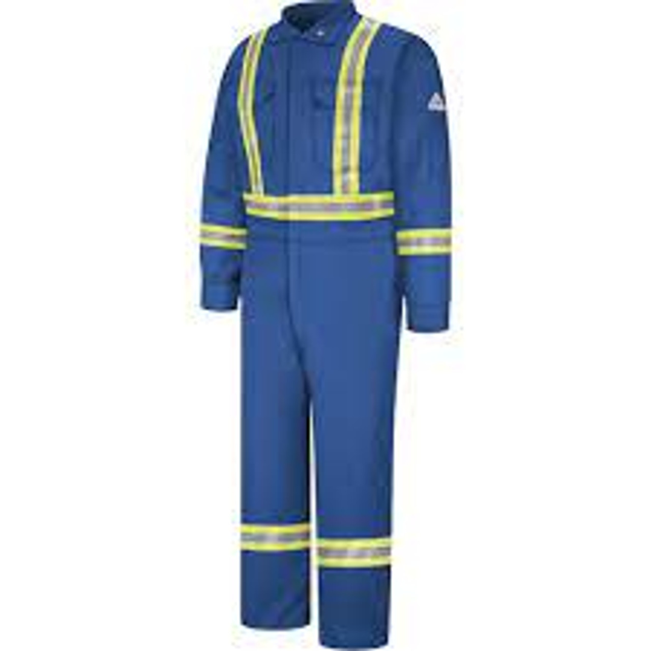 Combinaisons résistantes aux flammes avec bandes réfléchissantes, Taille 48, Bleu royal, 12,2 cal/cm² de qualité supérieure
