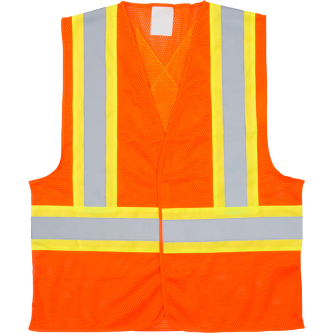 Veste sécurité circulation Orange haute visibilité 2T-Grand Polyester CSA Z96 classe 2 niveau 2