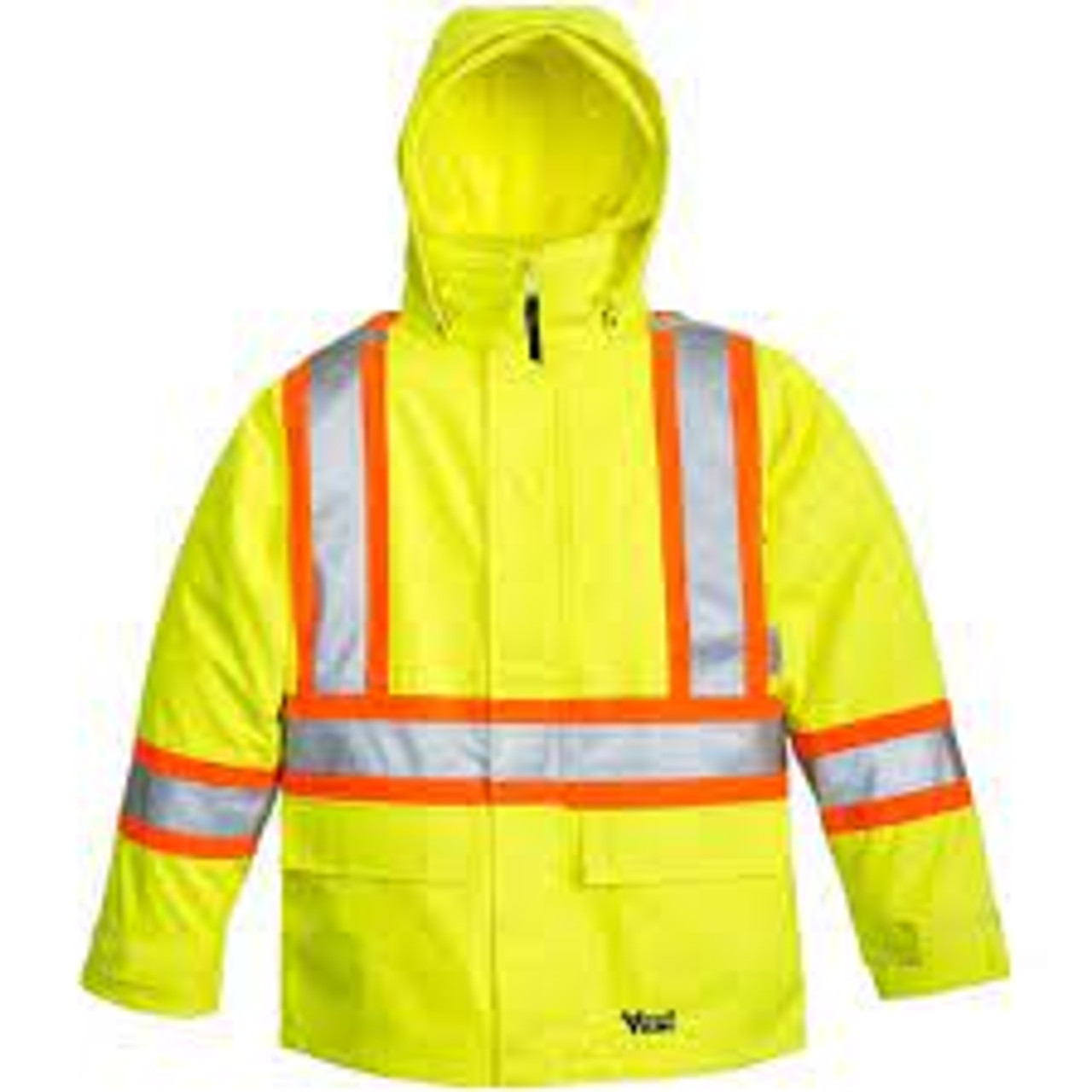 Veste sécurité 3 en 1 Journeyman, Polyester, Jaune lime haute visibilité, 3T-Grand