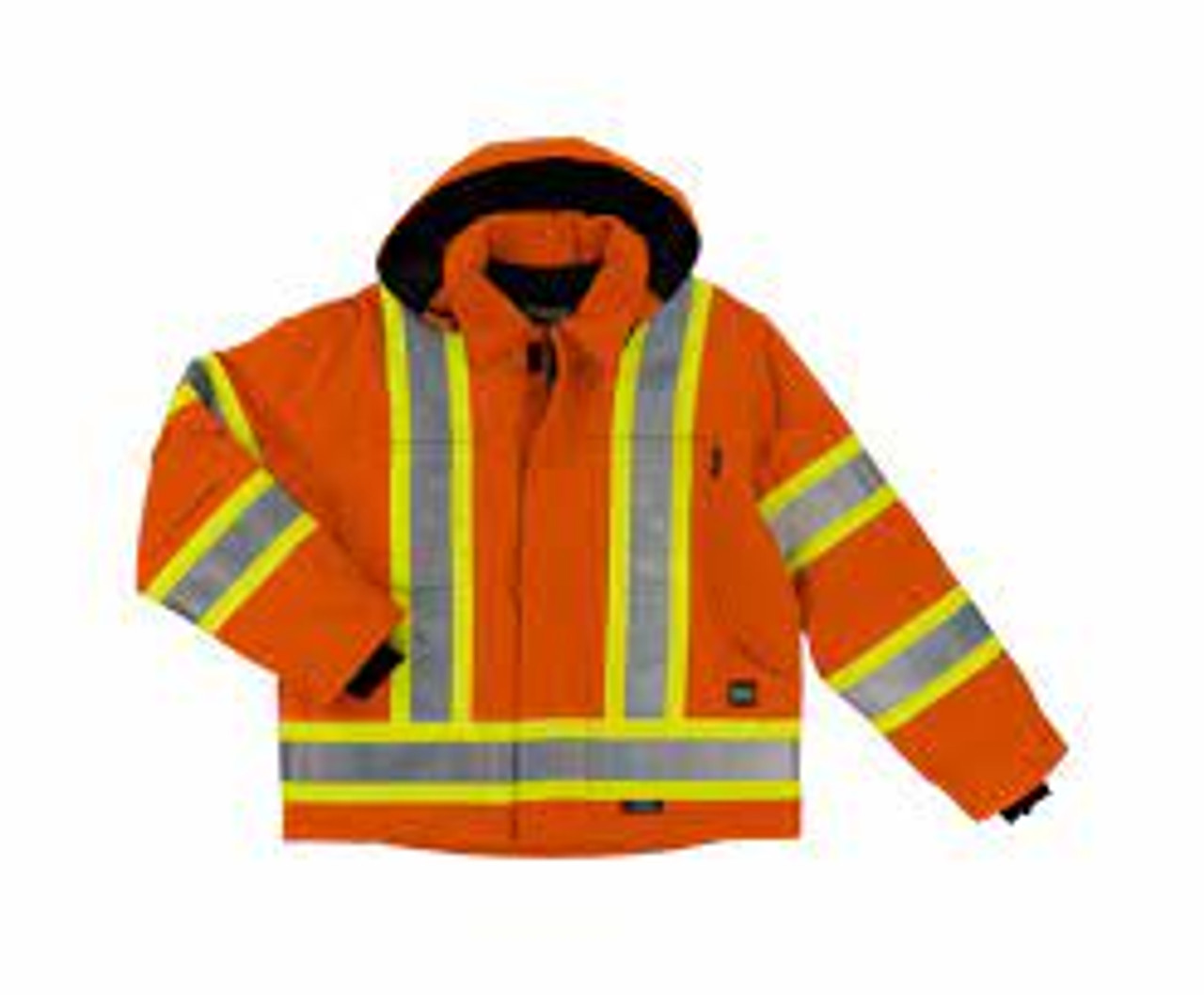 Manteau sécurité Orange visibilité Grand CSA Z96 classe 2 niveau 2