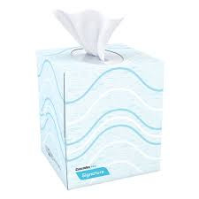 Papier-mouchoir Signature Pro, 2 plis, 8" longueur x 8" largeur, 90 feuilles par boîte