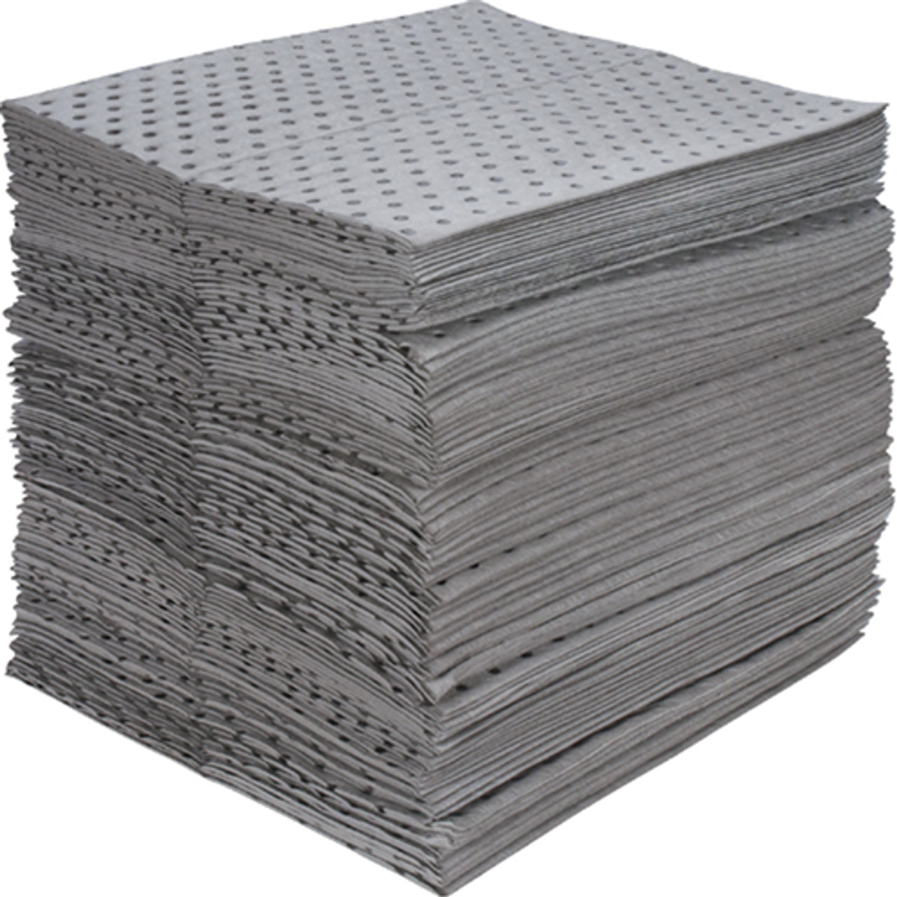 Feuilles absorbantes fibres fines calibre industriel Universel 15" x 17" 40 gal. absorption SEI965
