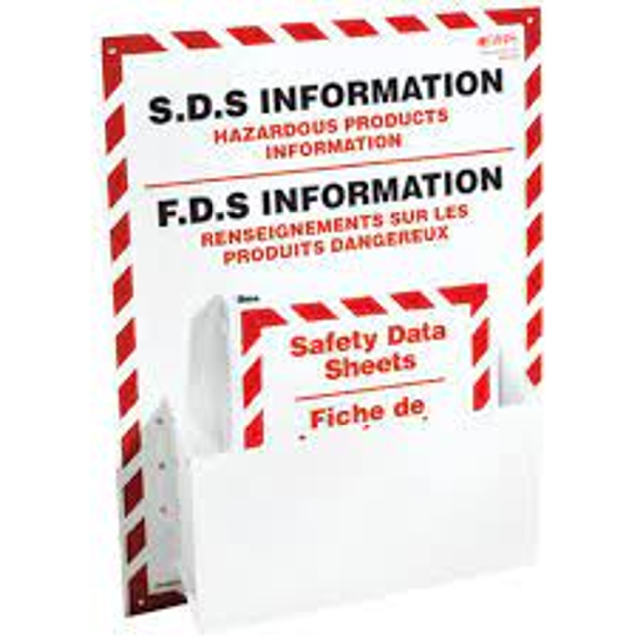 Postes d'information FDS, Anglais & français, Reliures incluses GHS1021