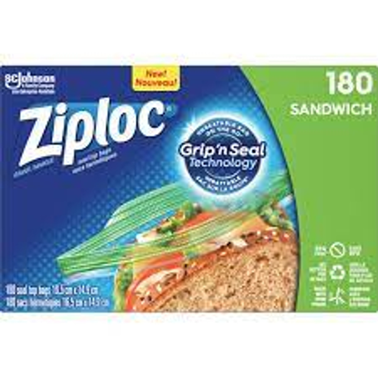 Sacs sandwichs Ziploc 10067140700716