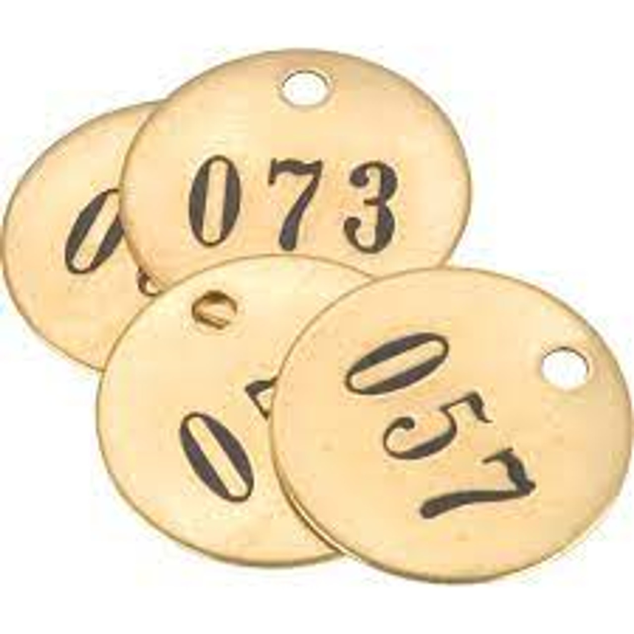 Étiquettes laiton numérotées 40024