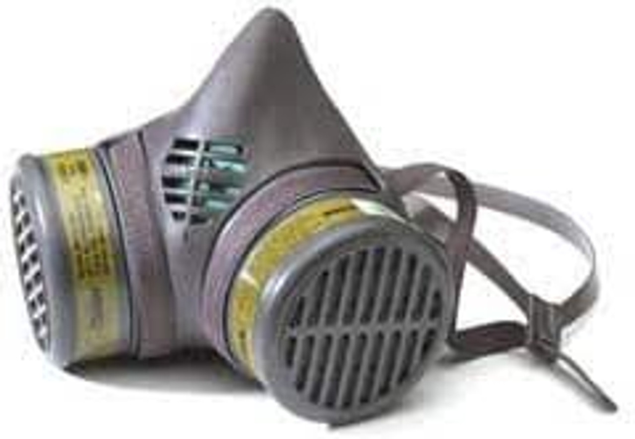 Respirateur demi-masque série 8000 assemblé, Élastomère/Thermoplastique, Taille Petit 8601