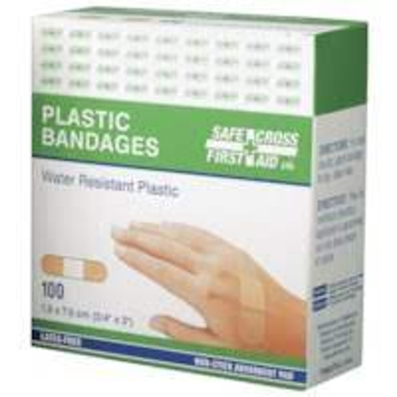 Bandage Rectangulaire Carrée 3 Pouces Plastique Stérile 3040