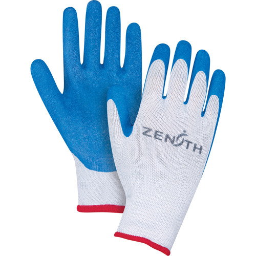 Gants tricotés poly/coton sans coutures 10, 11/2T-Grand, Revêtement Latex caoutchouc, Polyester/Coton Gants tricotés poly/coton sans coutures 10, 11/2T-Grand, Revêtement Latex caoutchouc, Polyester/Coton