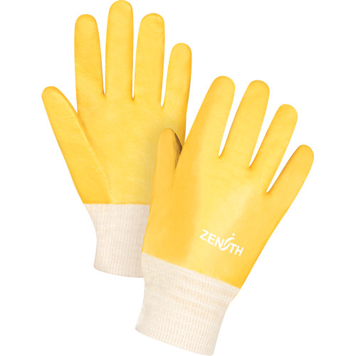 Gants fini rugueux, Taille Grand 9, 10" lo, PVC, Doublure Interlock, 47-mil Gants fini rugueux, Taille Grand 9, 10" lo, PVC, Doublure Interlock, 47-mil