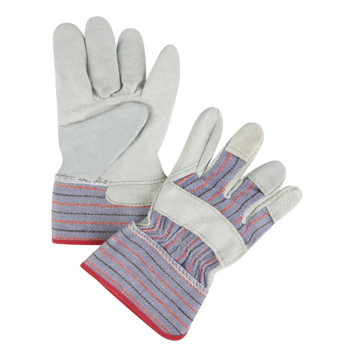 Gants ajusteur première qualité dames paume cuir vache refendu doublure coton Gants ajusteur première qualité dames paume cuir vache refendu doublure coton