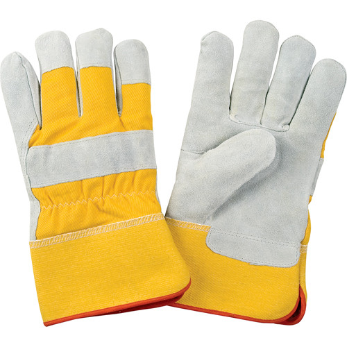 Gants ajusteur 2T Grand Cuir vache refendu Doublure molleton mousse Gants ajusteur 2T Grand Cuir vache refendu Doublure molleton mousse