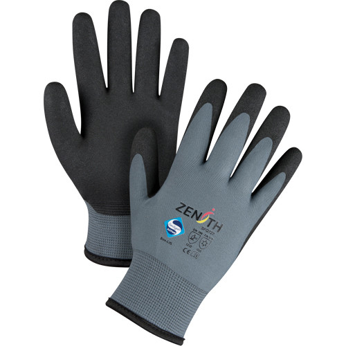 Gants première qualité ZX-30°, Taille 9/Grand, PVC, Calibre 15, Nylon Gants première qualité ZX-30°, Taille 9/Grand, PVC, Calibre 15, Nylon