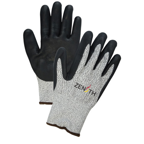 Gants enduits 2T-Grand/11 Calibre 13 Mousse de nitrile PEHP ASTM ANSI A4