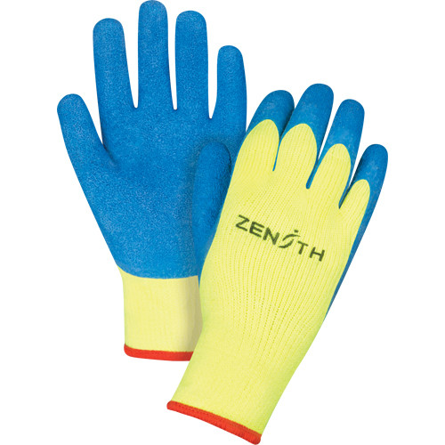 Gants visibilité doublés acrylique enduits caoutchouc 10/T-Grand Rêvetement Latex caoutchouc Calibre 7 Enveloppe Tissu éponge Gants visibilité doublés acrylique enduits caoutchouc 10/T-Grand Rêvetement Latex caoutchouc Calibre 7 Enveloppe Tissu éponge