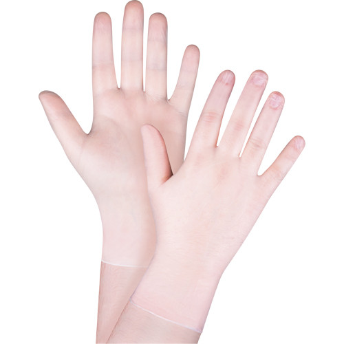 Gants jetables Vinyle 4,5 mils Transparent Classe 2