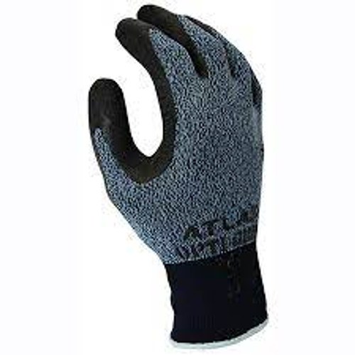 Gants 341 Showa, Taille 9/T-Grand, Revêtement en latex de caoutchouc, Calibre 13, Enveloppe en nylon Gants 341 Showa, Taille 9/T-Grand, Revêtement en latex de caoutchouc, Calibre 13, Enveloppe en nylon