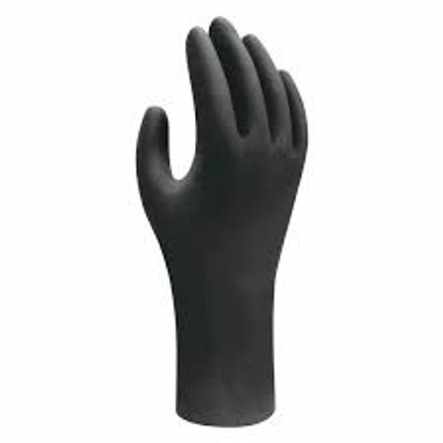 Gants biodégradables 6112PF - Taille Moyenne - Matière en nitrile - Épaisseur de 4 mils - Sans poudre - Couleur noire Gants biodégradables 6112PF - Taille Moyenne - Matière en nitrile - Épaisseur de 4 mils - Sans poudre - Couleur noire