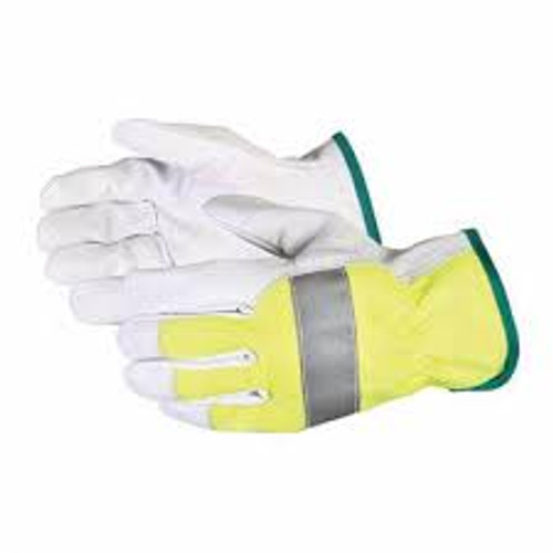 Gants conducteur visibilité bandes réfléchissantes EnduraMD T-Grand Cuir fleur chèvre Gants conducteur visibilité bandes réfléchissantes EnduraMD T-Grand Cuir fleur chèvre