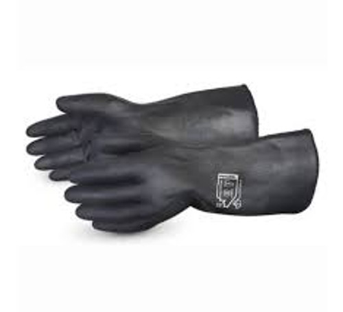 Gants résistants à la chaleur et aux produits chimiques, Néoprène, taille 11, protection jusqu'à 100° F (212° C) Gants résistants à la chaleur et aux produits chimiques, Néoprène, taille 11, protection jusqu'à 100° F (212° C)