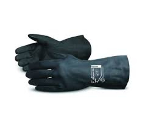 Gants résistants aux produits chimiques ChemstopMC, Taille 9, 12" lo, Néoprène, Doublure Ouatée, 30 mils Gants résistants aux produits chimiques ChemstopMC, Taille 9, 12" lo, Néoprène, Doublure Ouatée, 30 mils