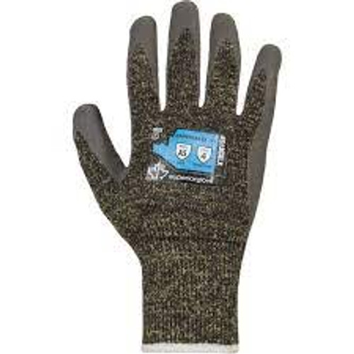 Gants résistants coupures Emerald CX, Taille 8, Calibre 13, Revêtement Latex caoutchouc, Enveloppe Acier inoxydable/Kevlar, ASTM ANSI niveau A5 Gants résistants coupures Emerald CX, Taille 8, Calibre 13, Revêtement Latex caoutchouc, Enveloppe Acier inoxydable/Kevlar, ASTM ANSI niveau A5