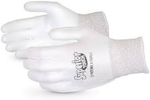 Gants résistant aux coupures à paume enduite de qualité supérieure, Taille 6/T-petit, Calibre 13, Revêtement Polyuréthane, Enveloppe en Dyneema, Niveau 2 selon ANSI/ISEA 105