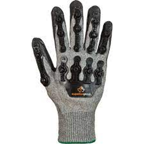 Gants antichocs TenActivMC STXFNVB, Taille Grand, Paume Synthétique, Poignet Tricot Gants antichocs TenActivMC STXFNVB, Taille Grand, Paume Synthétique, Poignet Tricot
