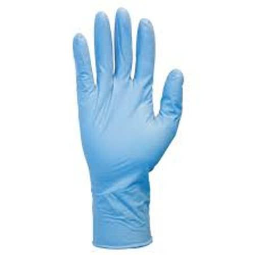 Gants jetables moyen en nitrile 8 mils sans poudre bleu Gants jetables moyen en nitrile 8 mils sans poudre bleu