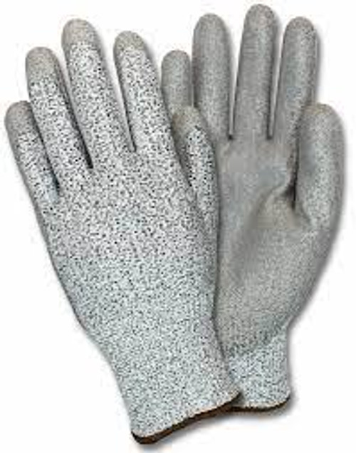 Gants T-Grand/10 enduits, Calibre 13, Revêtement Polyuréthane, Enveloppe PEHP, Niveau A3/3/D Gants T-Grand/10 enduits, Calibre 13, Revêtement Polyuréthane, Enveloppe PEHP, Niveau A3/3/D