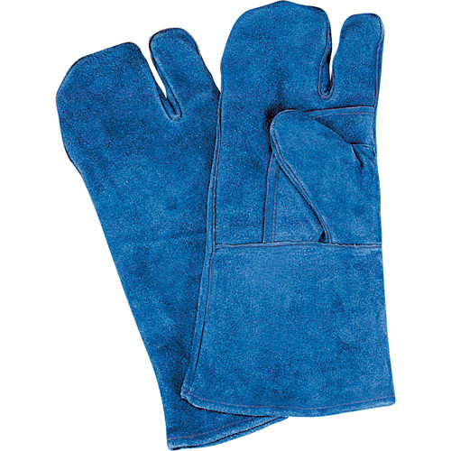 Gants soudage pouce paume doubles extérieur trois doigts Cuir vache refendu Taille Grand Gants soudage pouce paume doubles extérieur trois doigts Cuir vache refendu Taille Grand