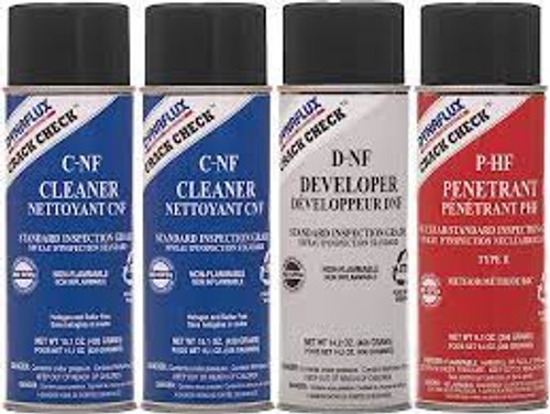 Trousse Crack Check DF315-KIT, Classe Standard, Canette aérosol