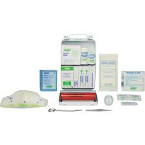 Trousse premiers soins CSA base 16 unités, Dispositif médical Classe 1, Boîte métal