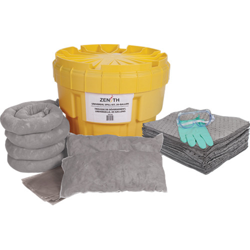 Trousse lutte déversements universel Overpack Baril récupération Absorbance 20 gal. US Trousse lutte déversements universel Overpack Baril récupération Absorbance 20 gal. US