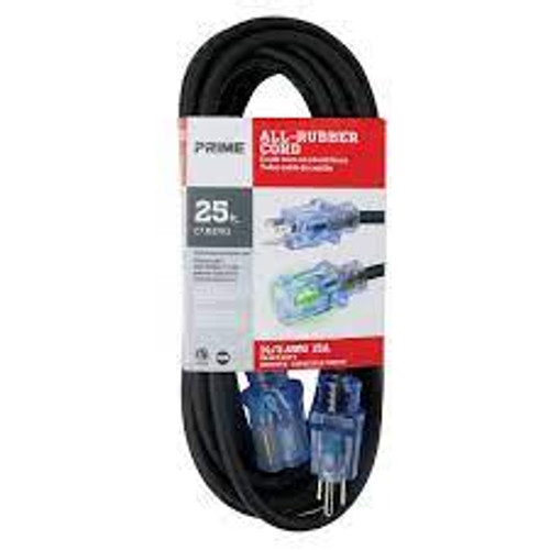 Rallonge extérieure All-RubberMC SJOOW AWG 14/3 15 A 25 pieds