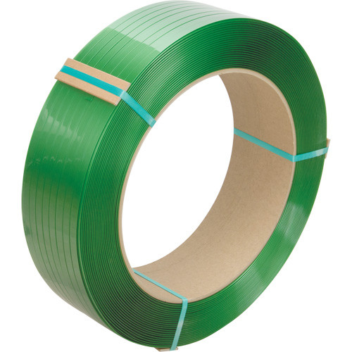 Feuillard Polyester 5/8" x 3500' Vert Calibre Manuel