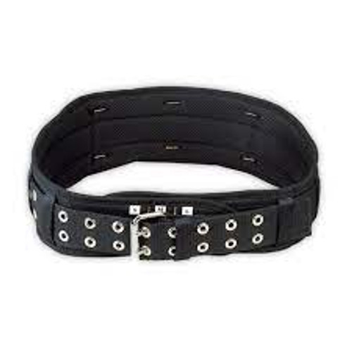 Ceinture confort matelassée 5" largeur Toile Noir