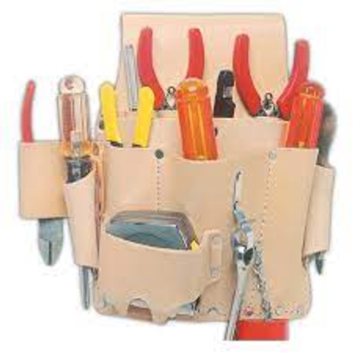 Porte-outils électricien 8 pochettes