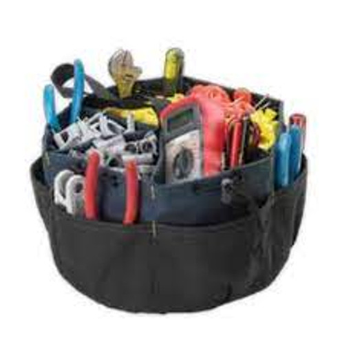 Sac outils BUCKETBAGMC, Polyester, 18 pochettes, Noir