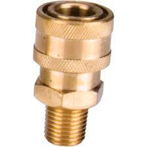 Douille 1/4" désaccouplement rapide laiton